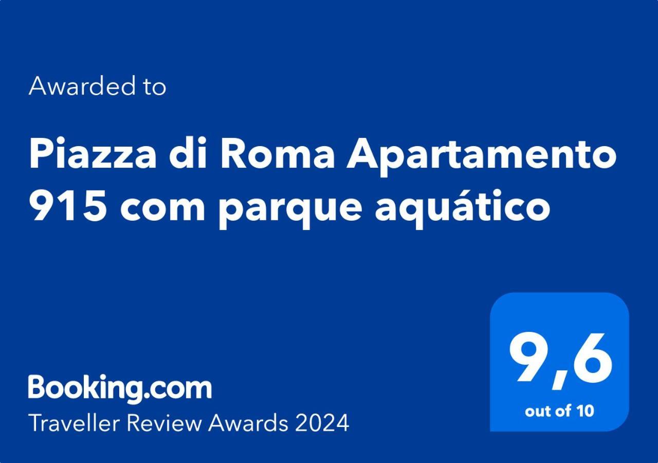 Piazza Di Roma Apartamento 915 Com Parque Aquatico 카우다스노바스 외부 사진